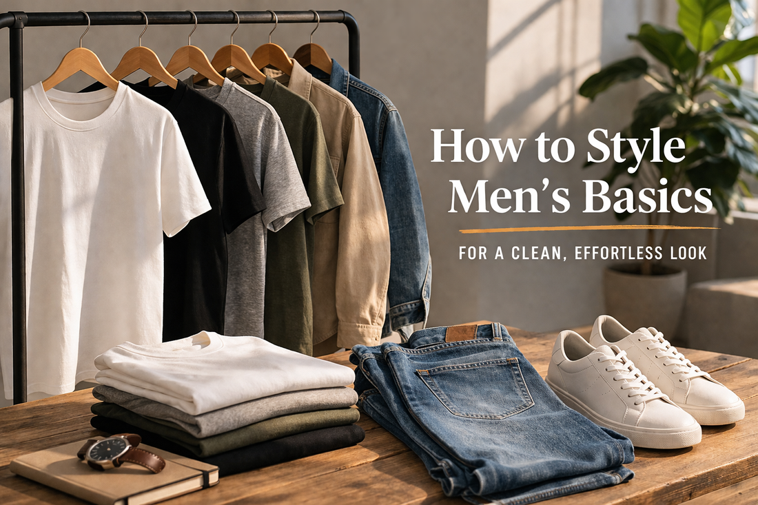 How to Style Men’s Basics for a Clean, Effortless Look