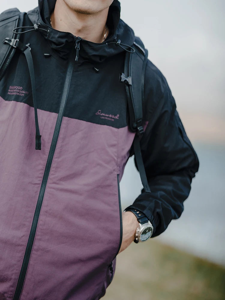 Water-Repellent Soft Shell Windbreaker Jacket