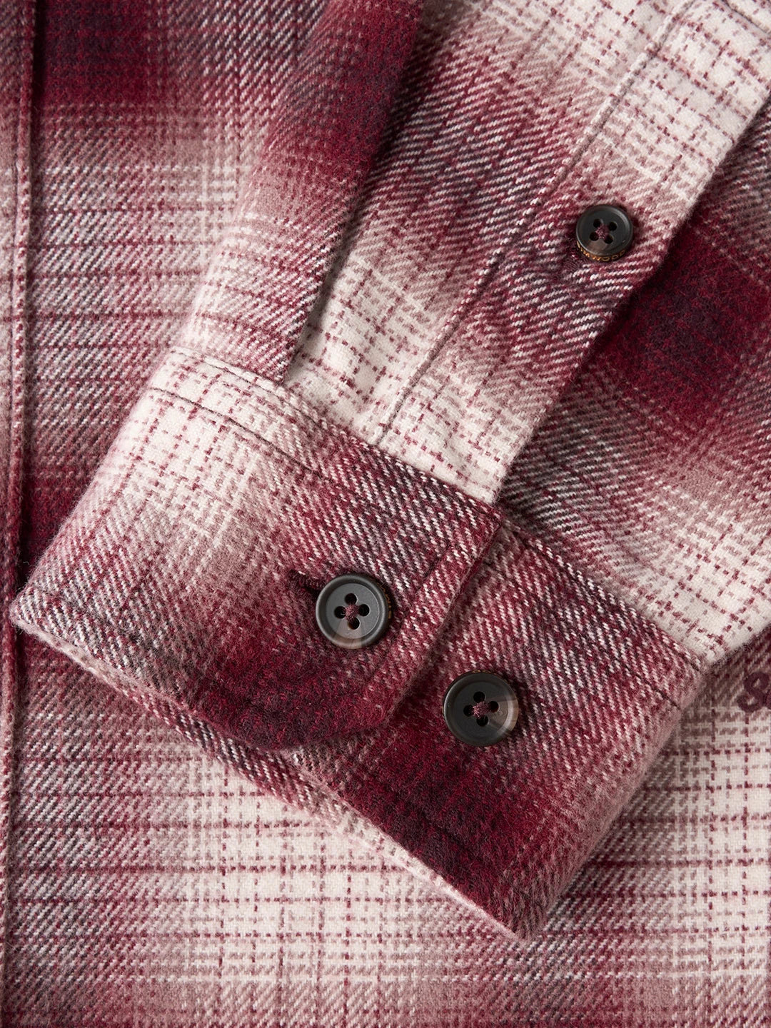 Warm Vintage Wool Blend Plaid Shirt