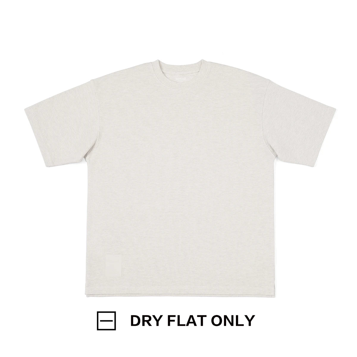 Heavyweight Waffle Plaid Cotton T-Shirt