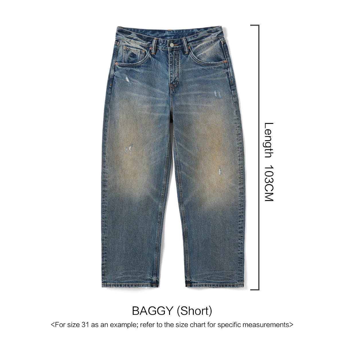 Vintage Washed Baggy Jeans
