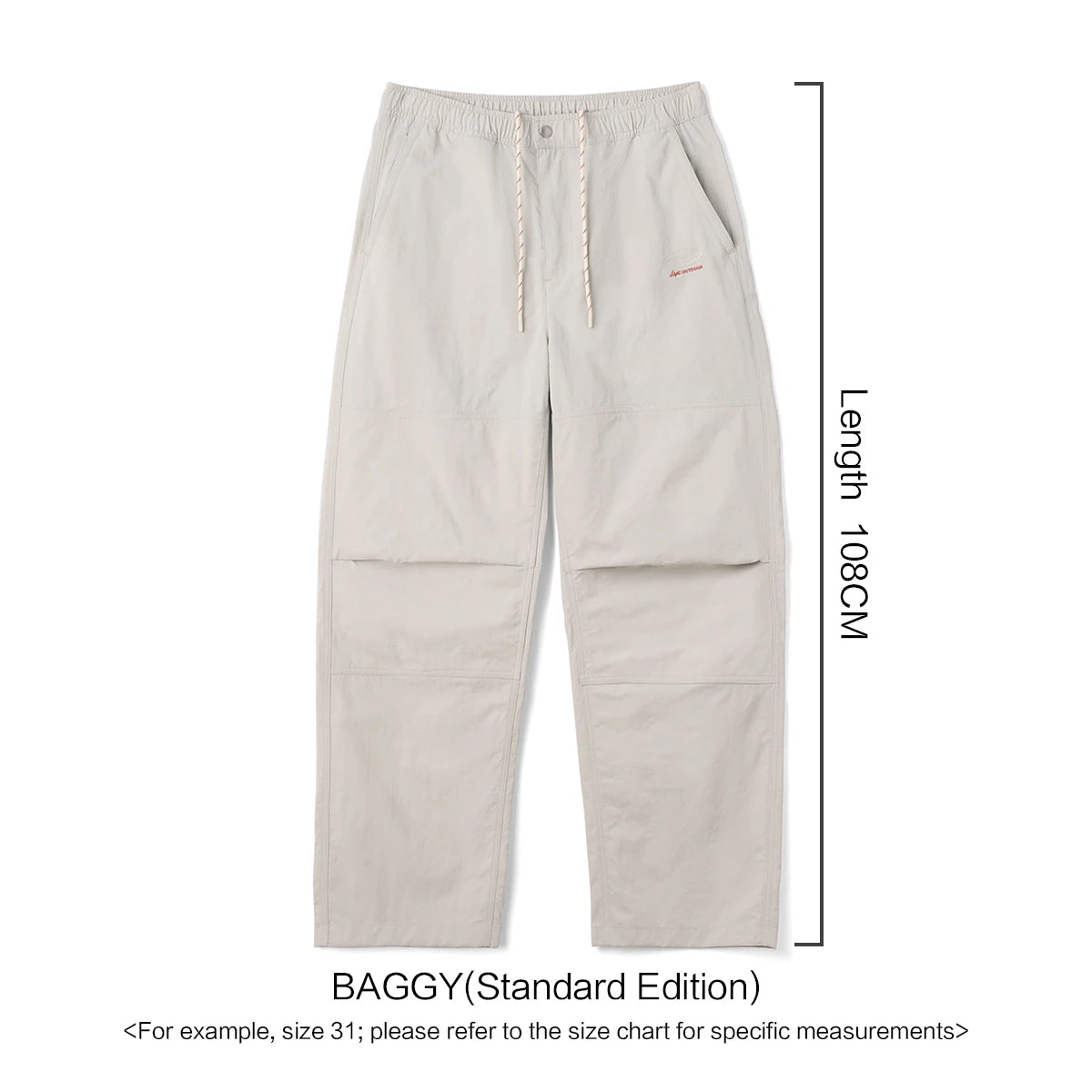 Lightweight Anti-Static Parachute Cargo Pants