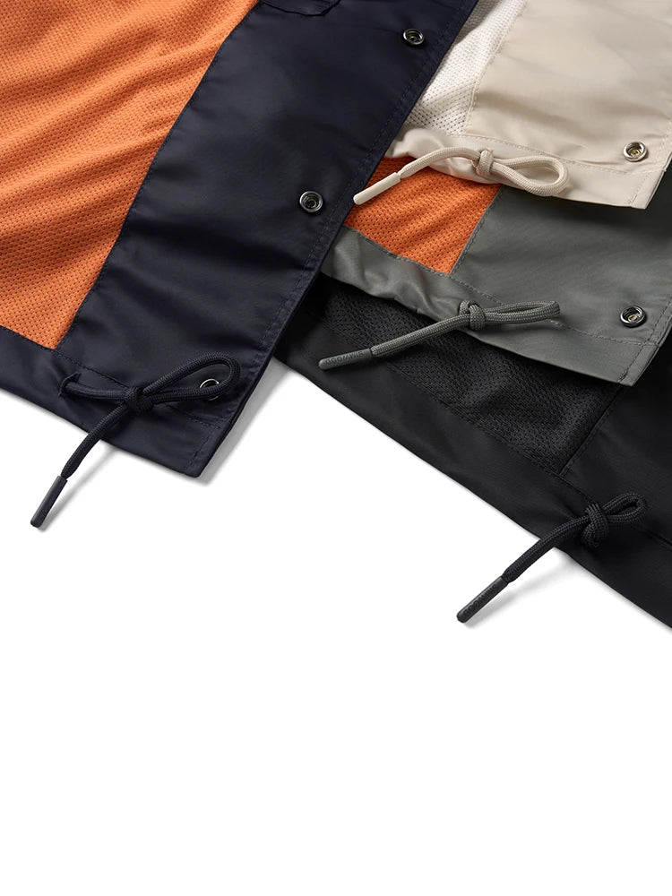Logo Embroidered Outdoor Jacket