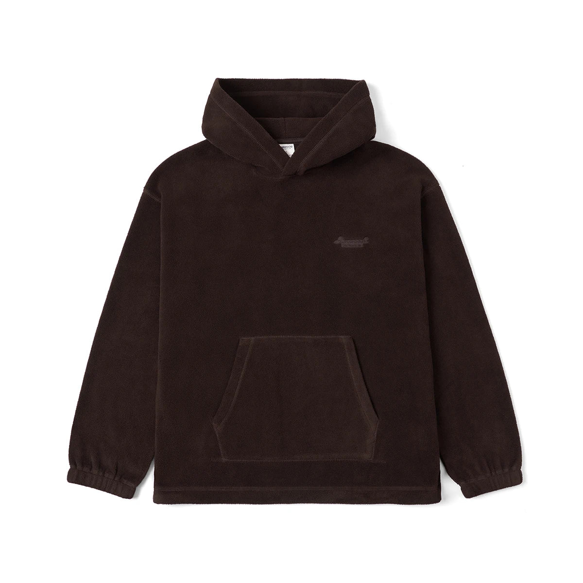 Warm Embroidered Polar Fleece Hoodie