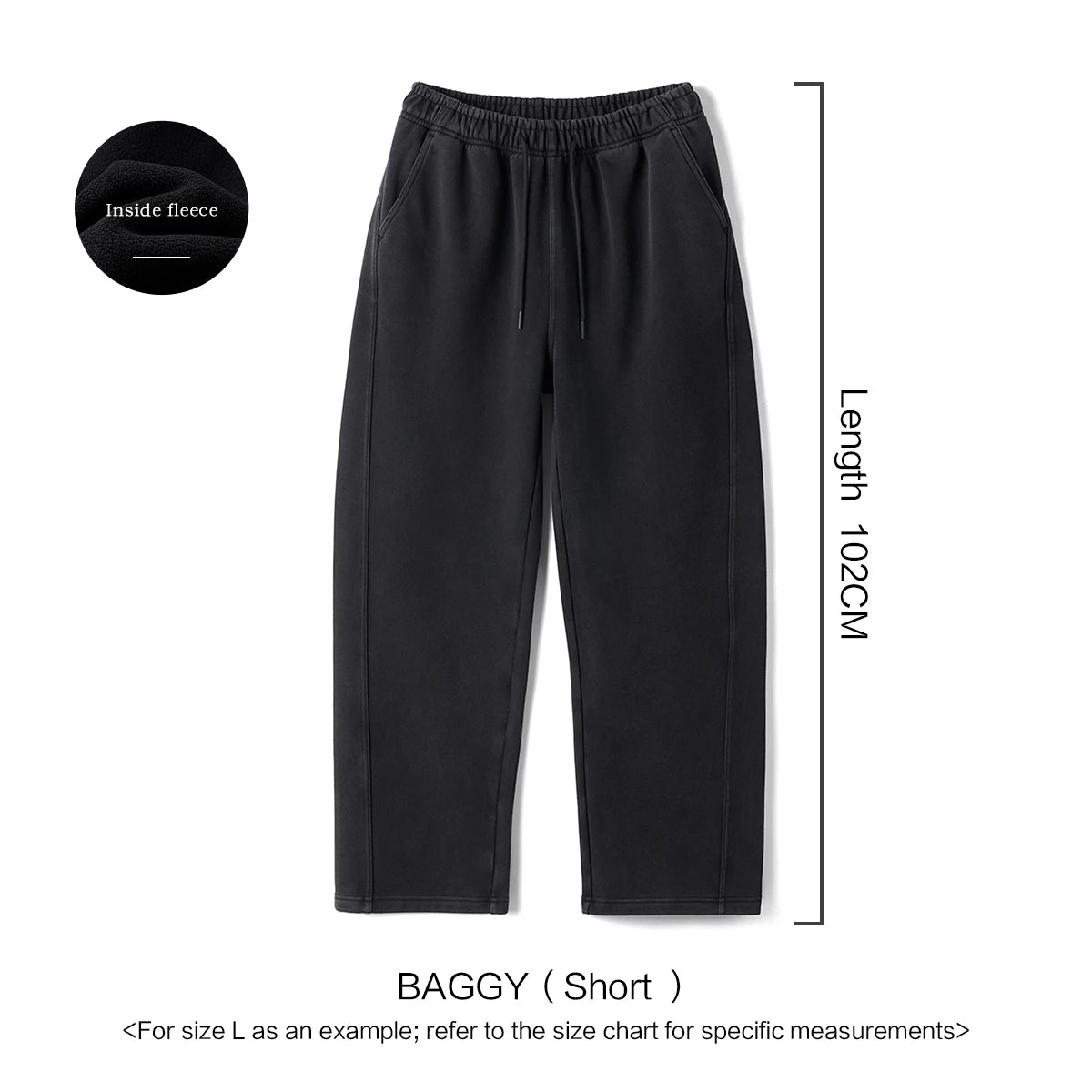 Vintage Washed Fleece Lined Jogger Pants