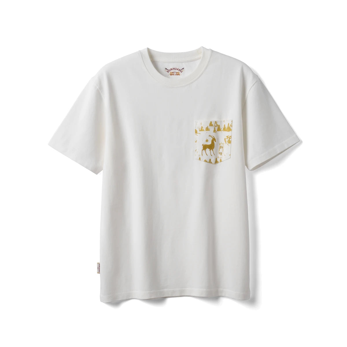 Dunhuang Museum Embroidered Cotton T-Shirt