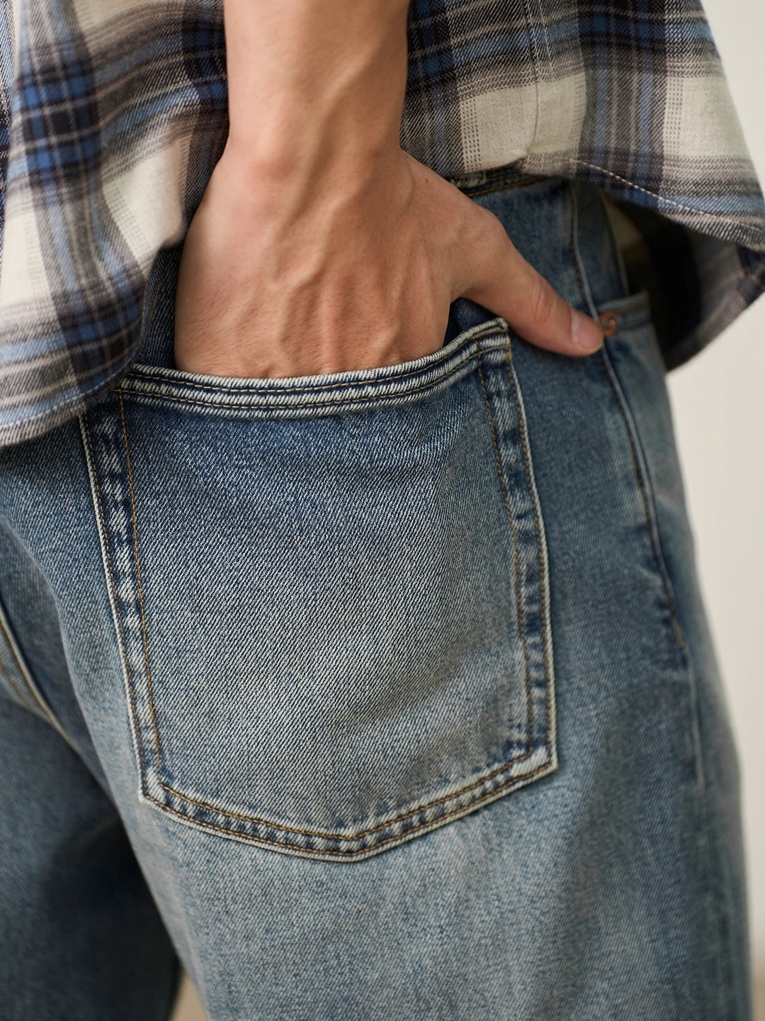 Vintage Washed Heavyweight Jeans