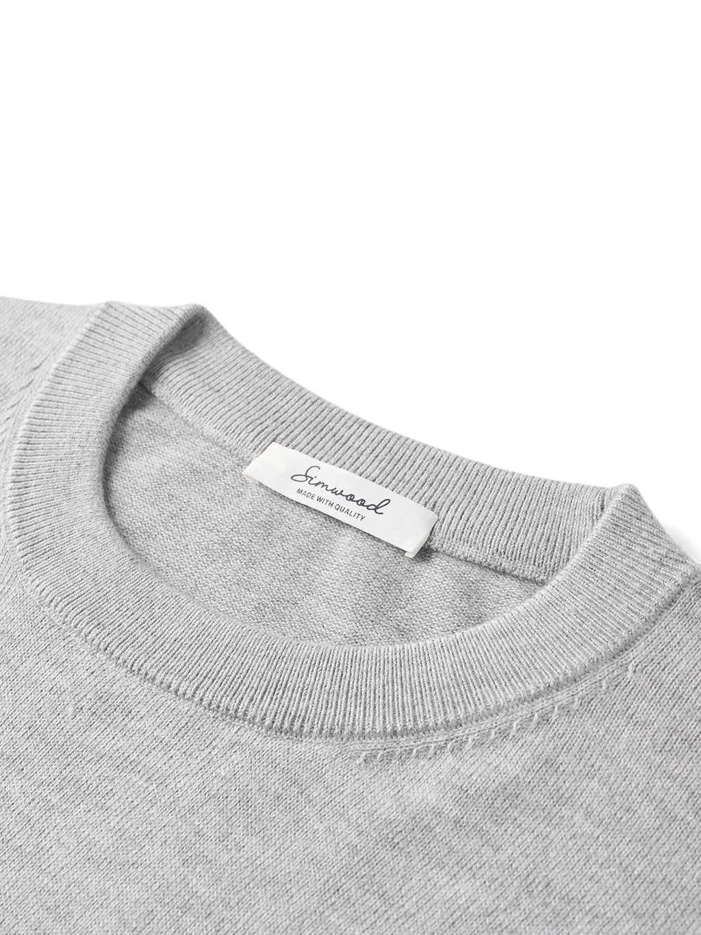 12-Gauge Anti-Static Basic Knit Sweater