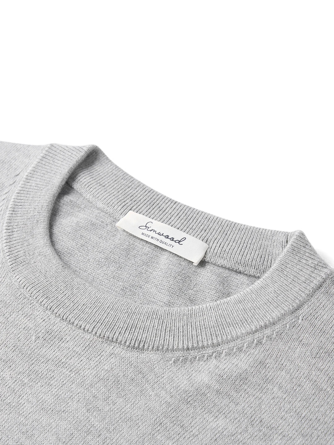 12-Gauge Anti-Static Basic Knit Sweater