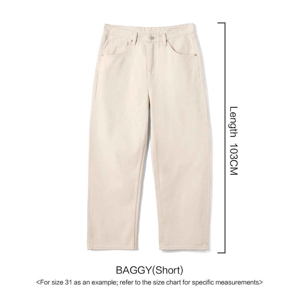 Baggy Denim Chino Pants