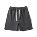 Raw Hem Drawstring Athletic Shorts