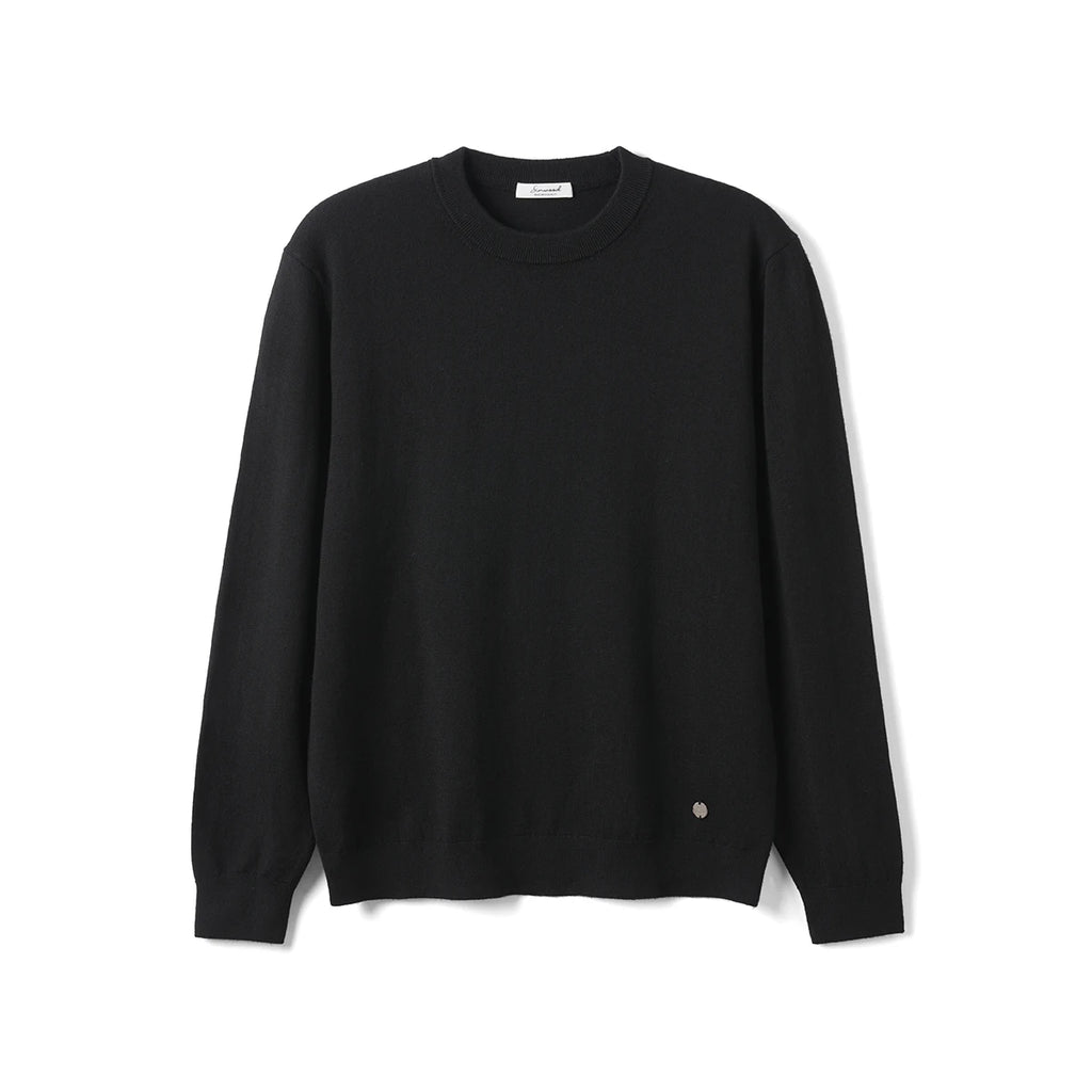 12-Gauge Anti-Static Basic Knit Sweater