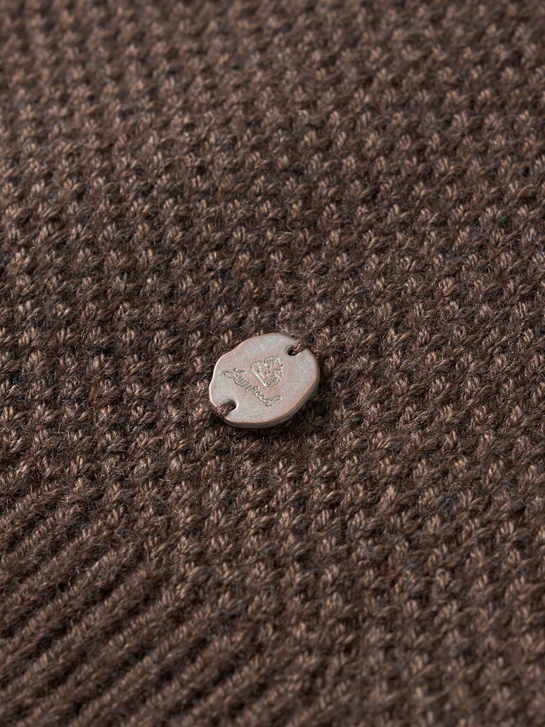 Wool Blend Waffle Knit Sweater