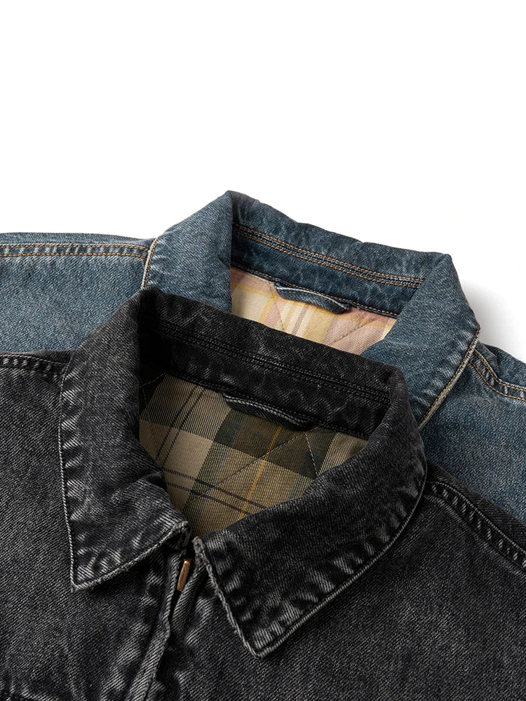 Quilted Denim Jacket