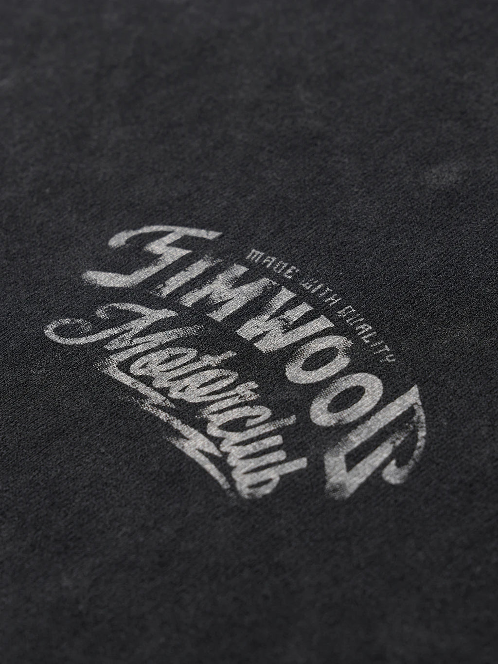 Washed Vintage Letter Print T-Shirt