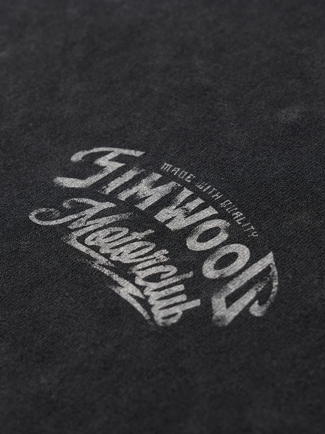 Washed Vintage Letter Print T-Shirt