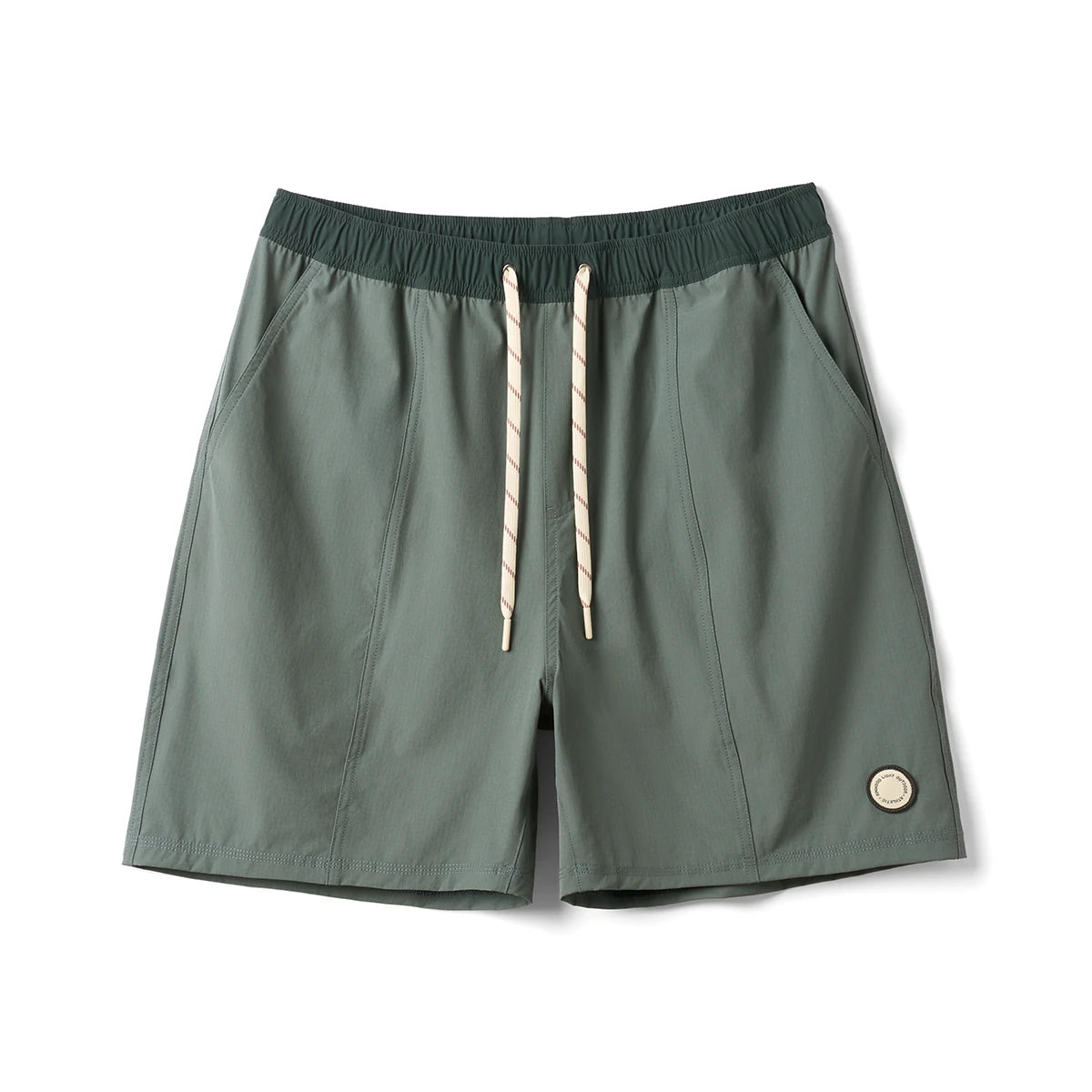 Contrast Drawstring Beach Shorts