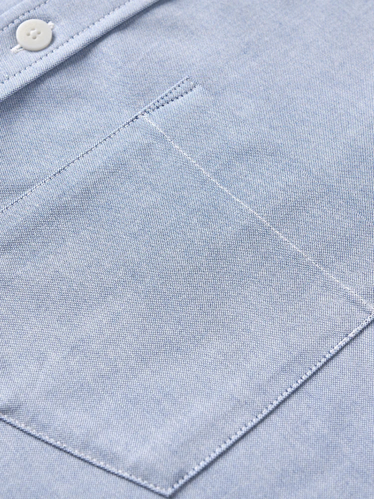 Smart Casual Solid Oxford Shirt
