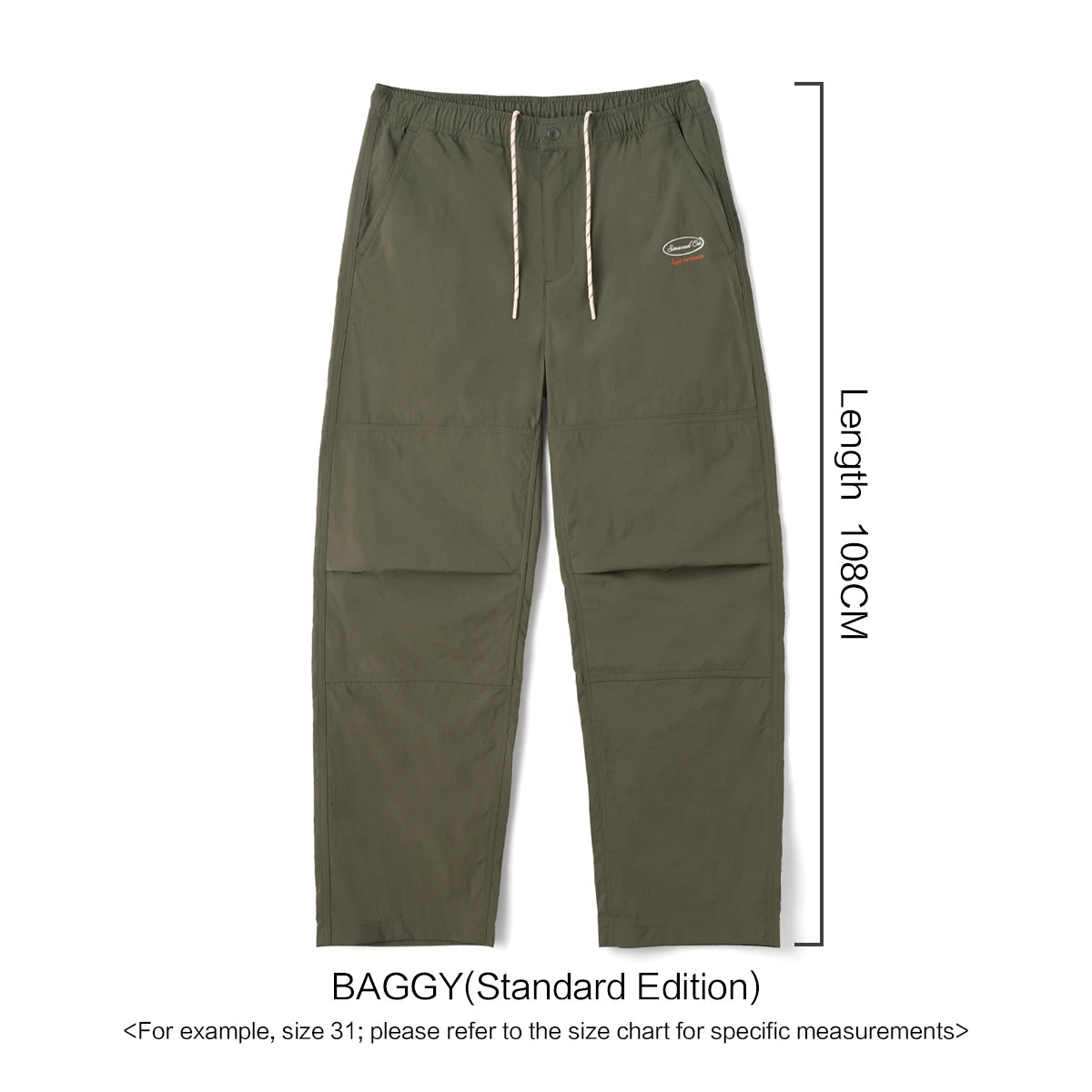 Lightweight Anti-Static Parachute Cargo Pants