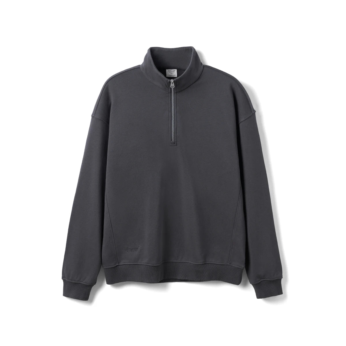 Stand Collar Half-Zip Sweatshirt