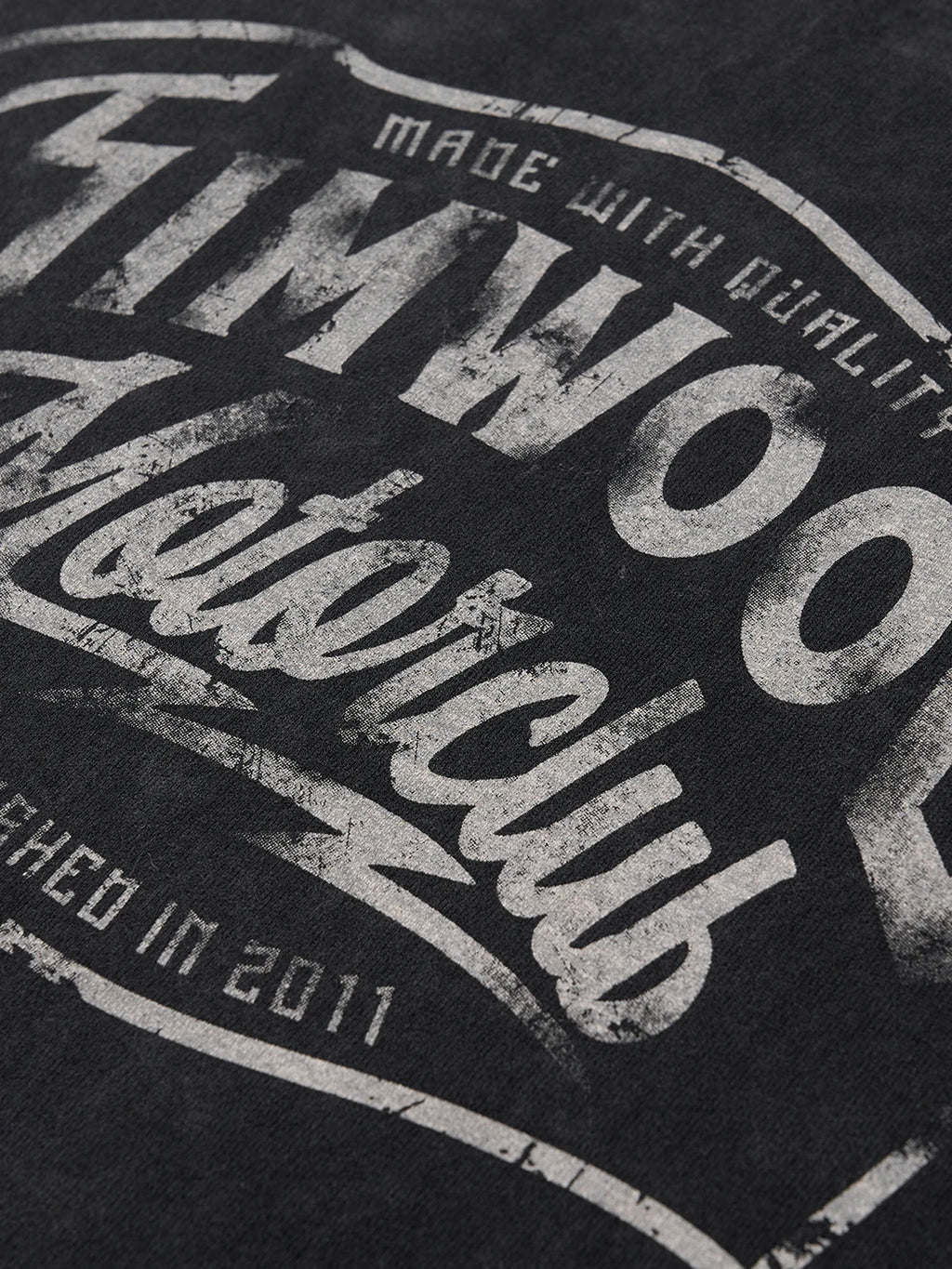 Washed Vintage Letter Print T-Shirt