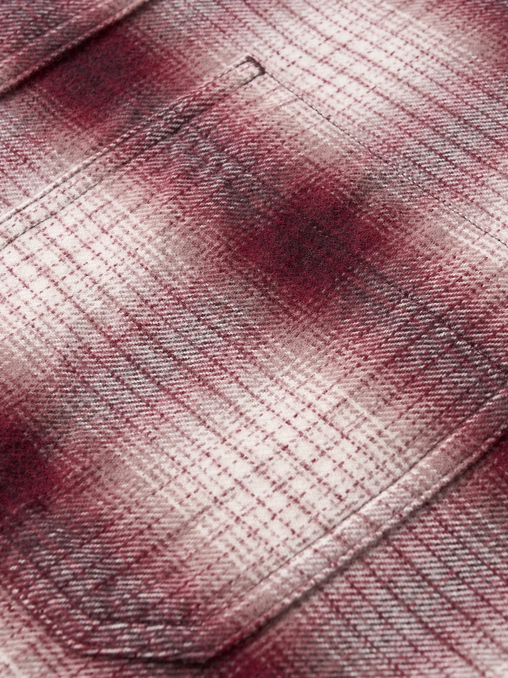 Warm Vintage Wool Blend Plaid Shirt