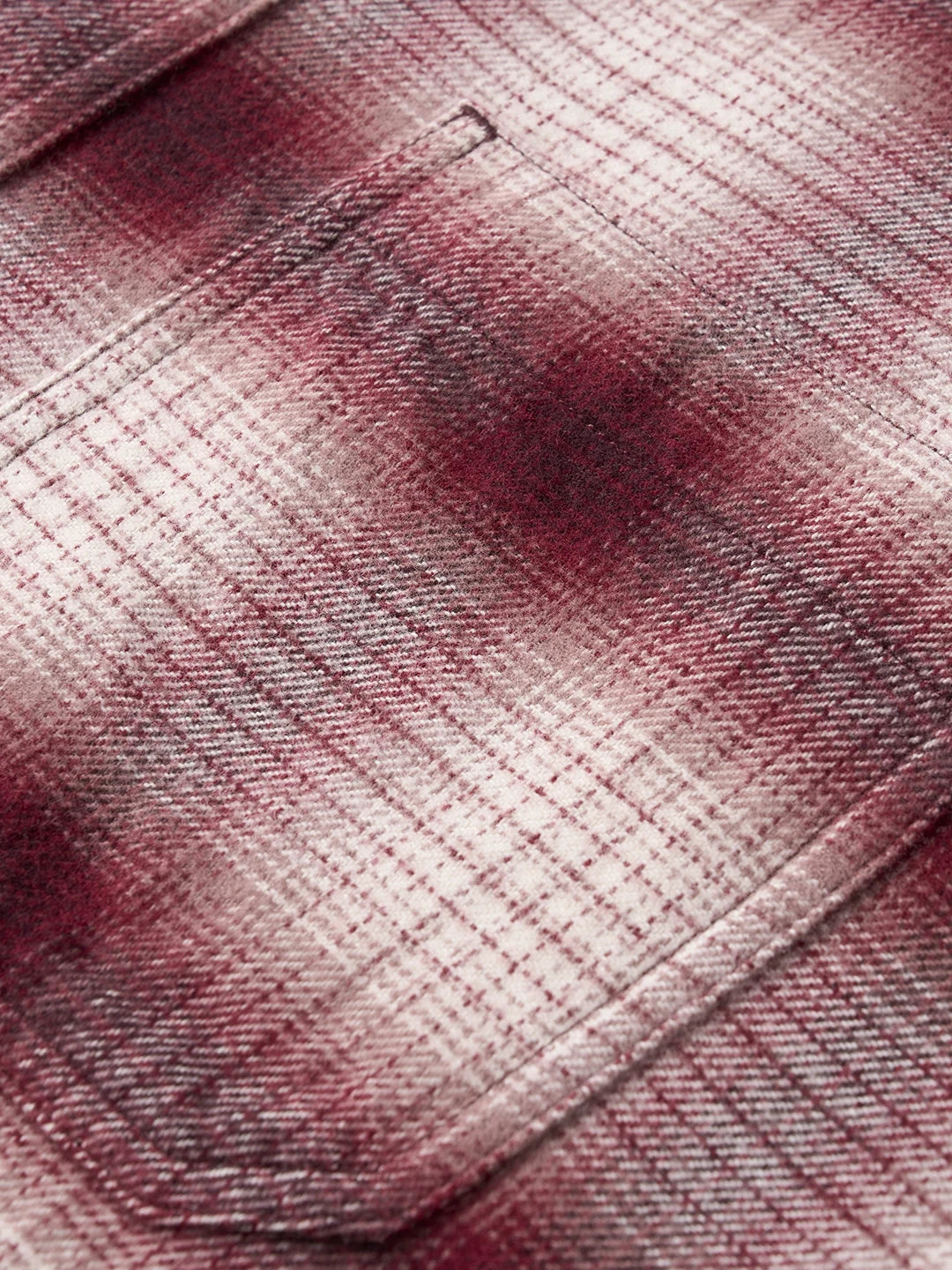 Warm Vintage Wool Blend Plaid Shirt