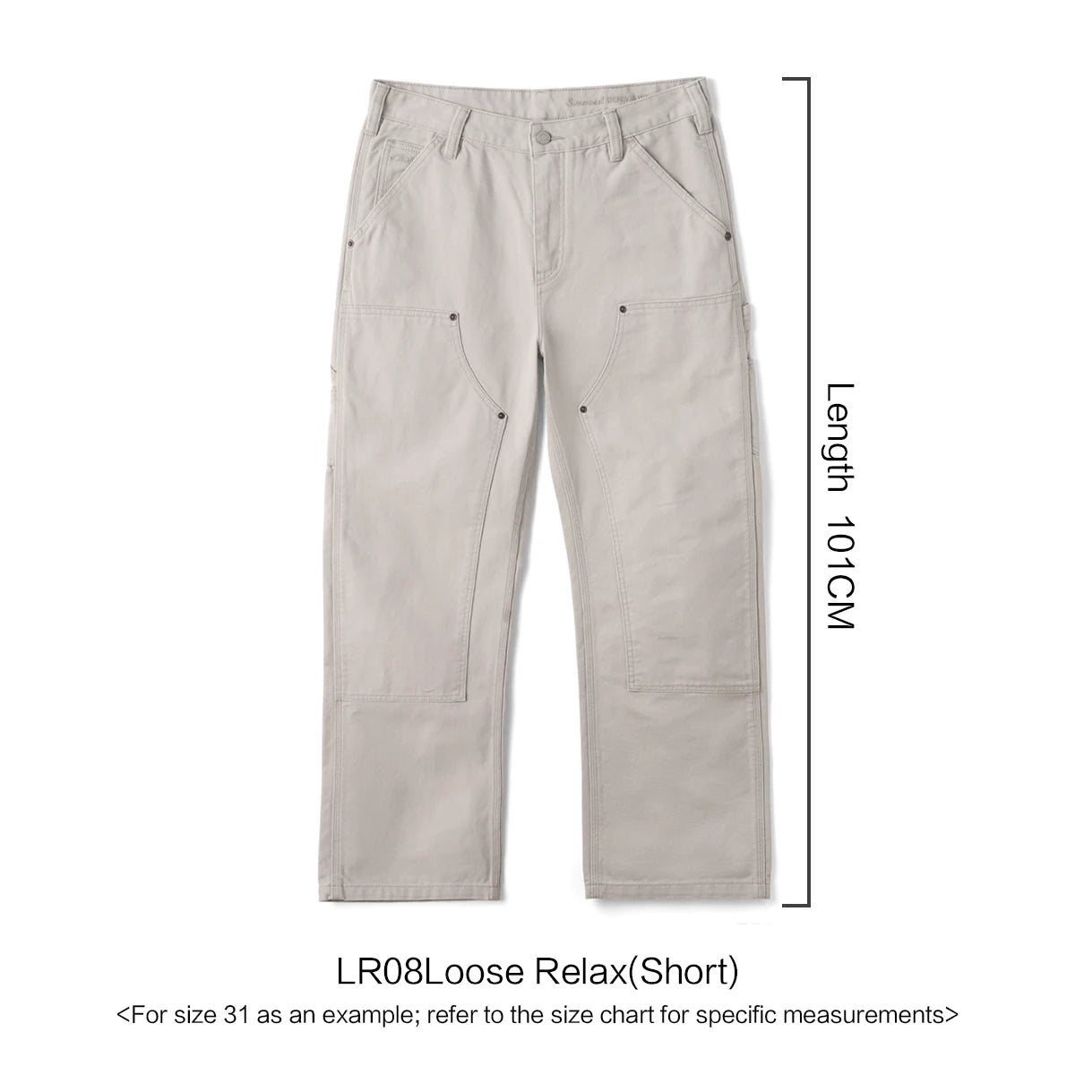 Vintage Washed Canvas Carpenter Pants