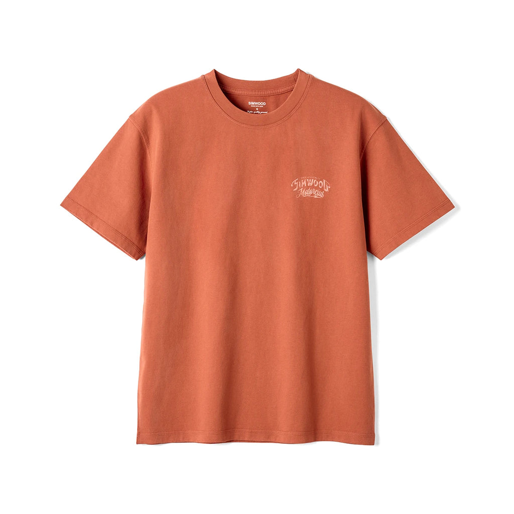 Washed Vintage Letter Print T-Shirt