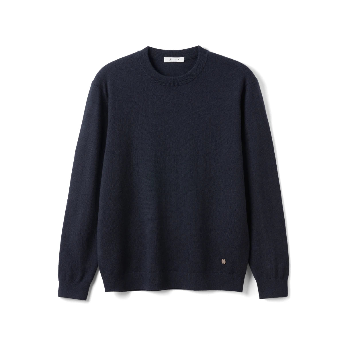 12-Gauge Anti-Static Basic Knit Sweater
