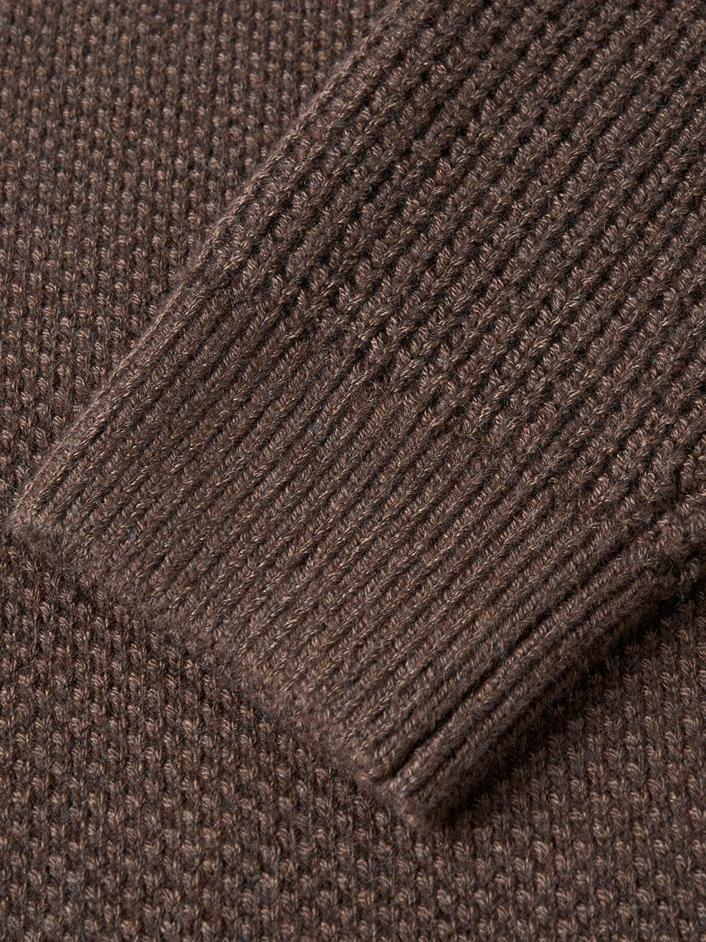 Wool Blend Waffle Knit Sweater