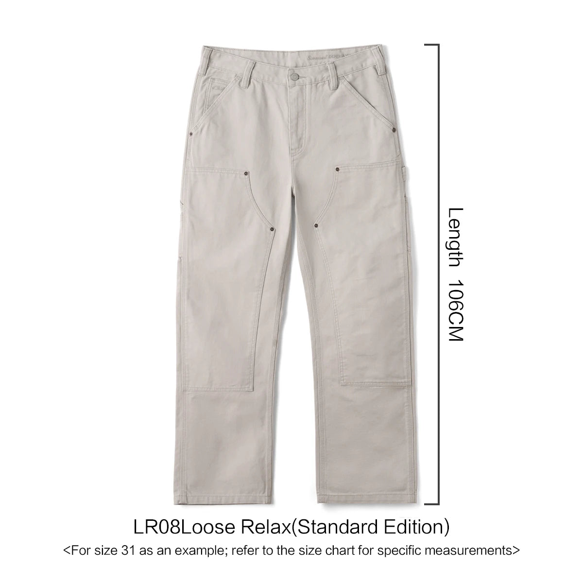 Vintage Washed Canvas Carpenter Pants