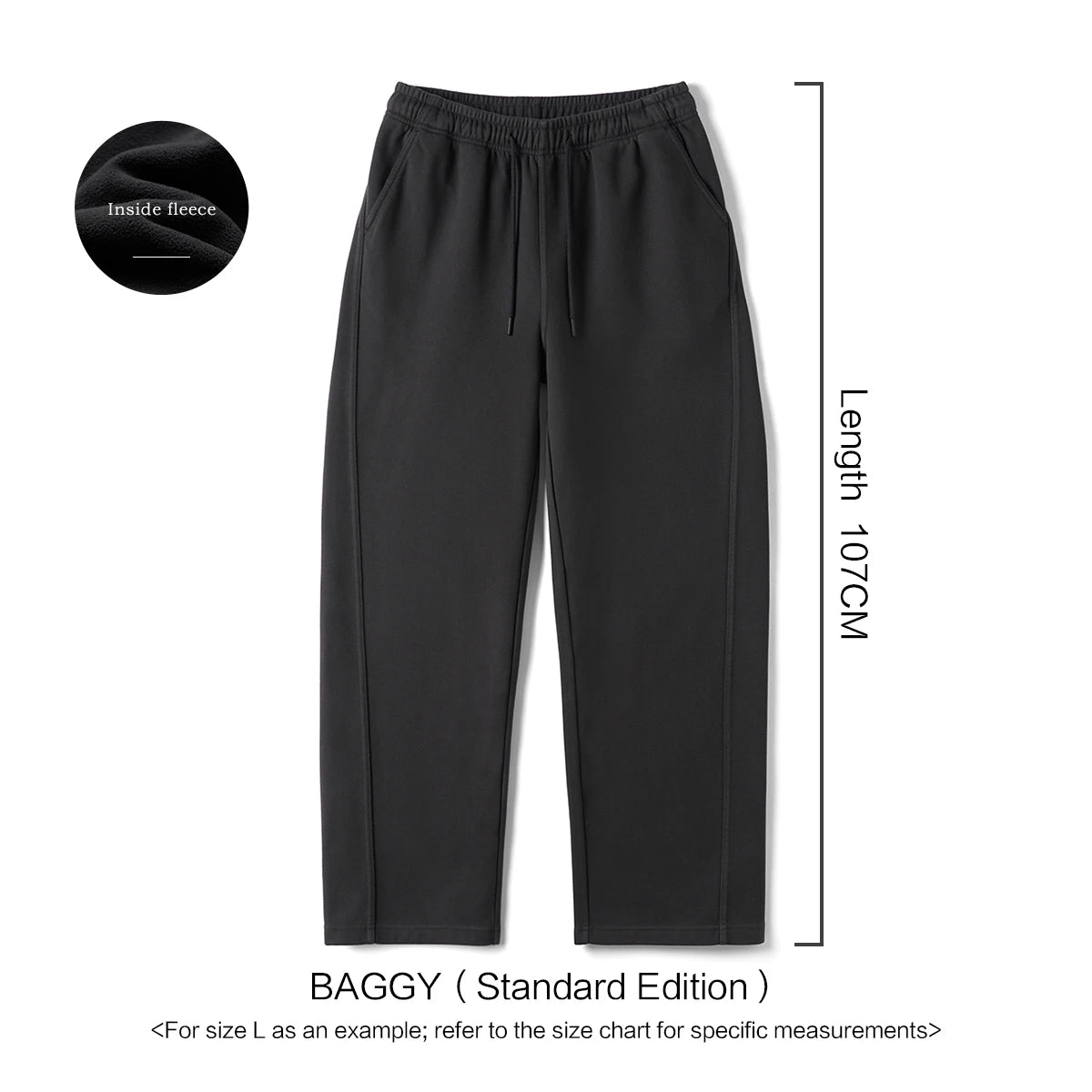 Fleece Lined Baggy Jogger Pants