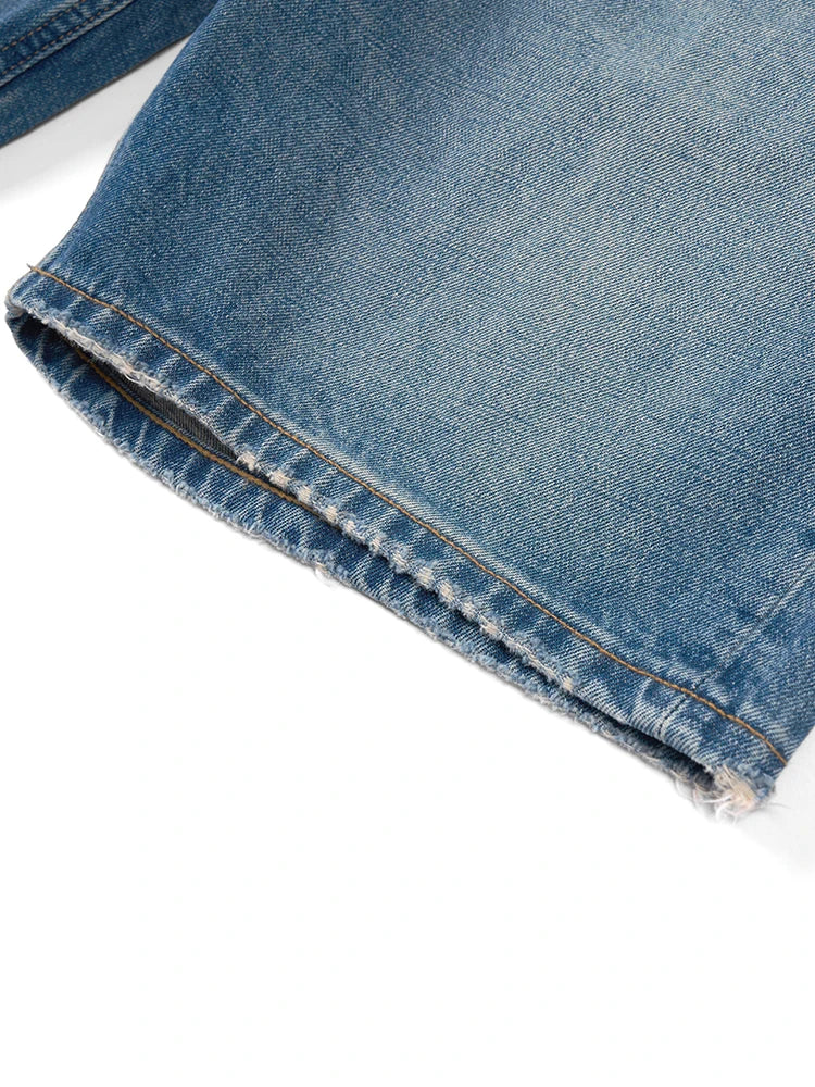 Vintage Washed Denim Shorts