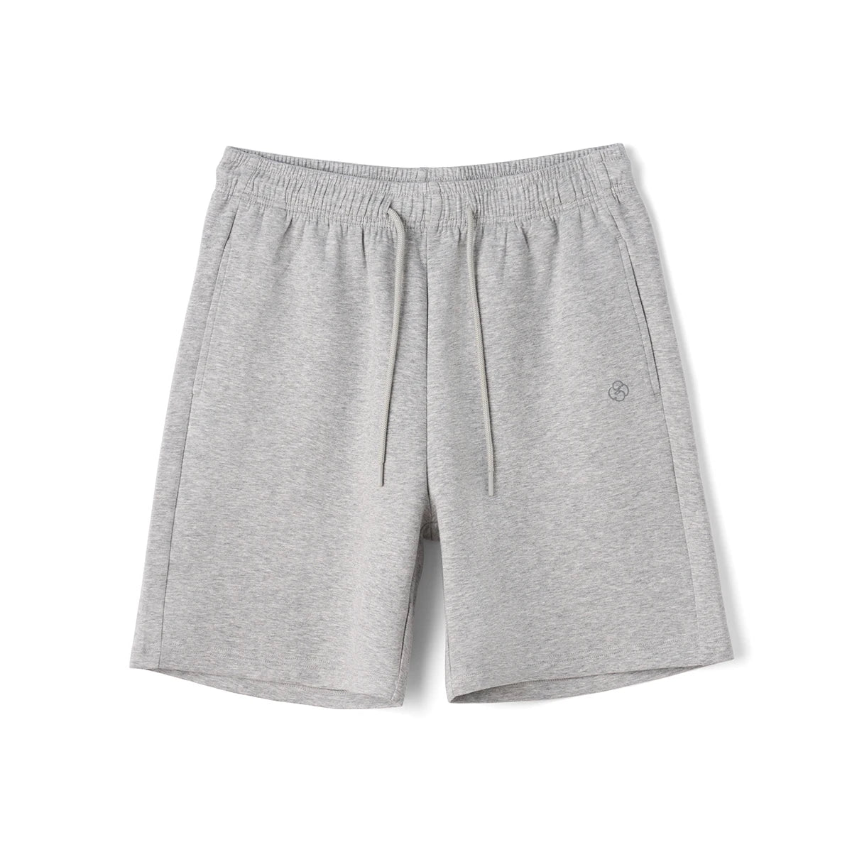 Washed Cotton Blend Sweat Shorts
