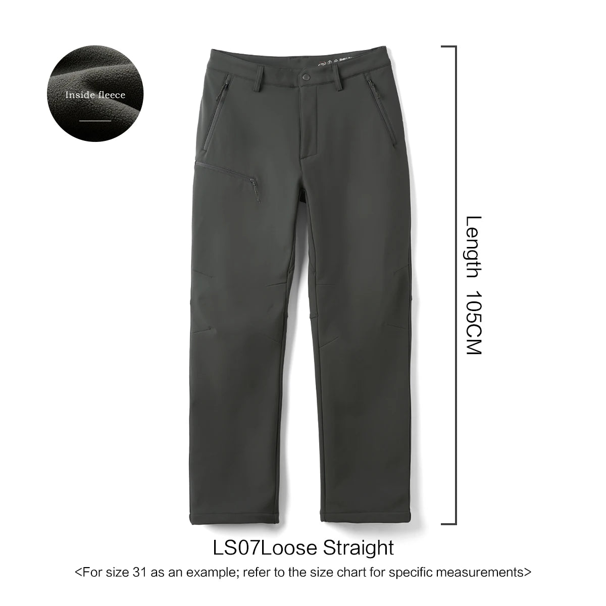 Fleece Lined Softshell Pants