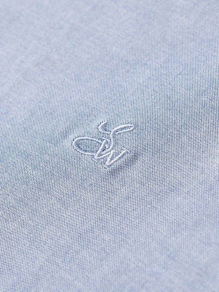 Smart Casual Solid Oxford Shirt