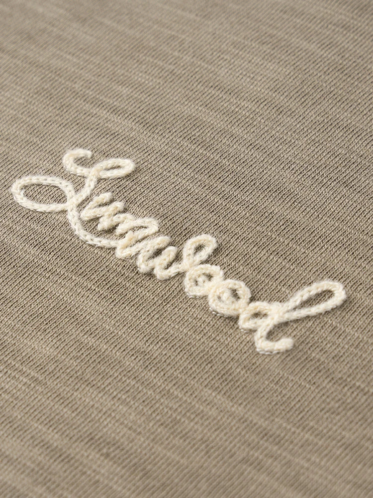 Heavyweight Slub Cotton Embroidered T-Shirt