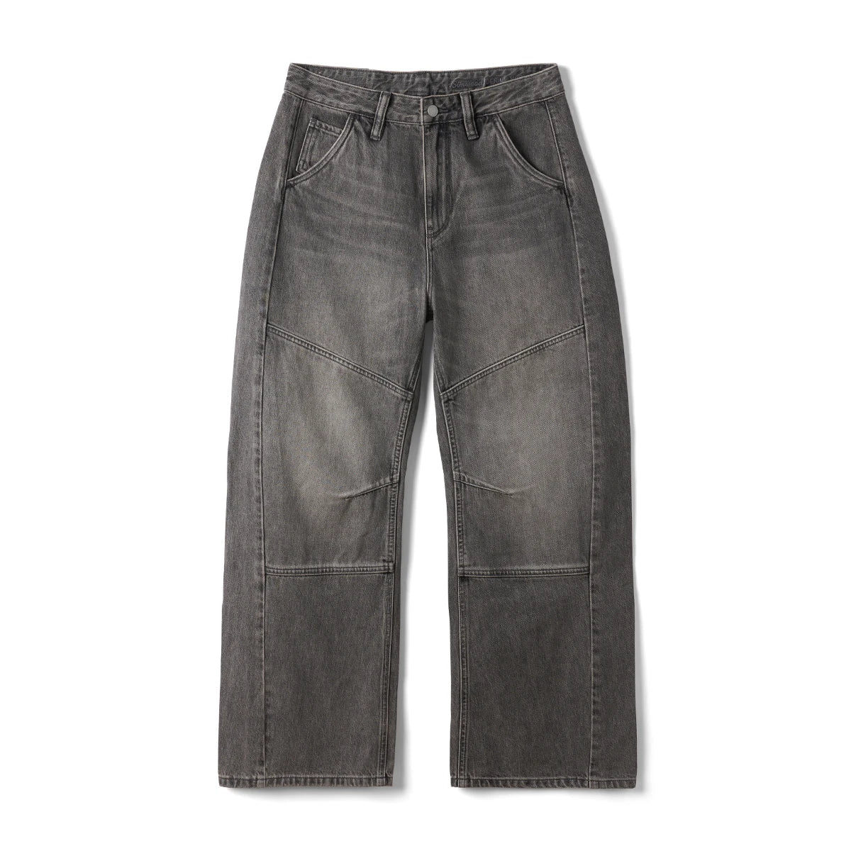 Vintage Washed Draped Baggy Jeans
