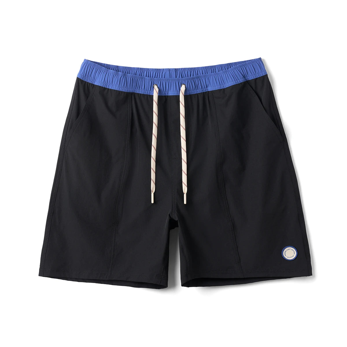 Contrast Drawstring Beach Shorts