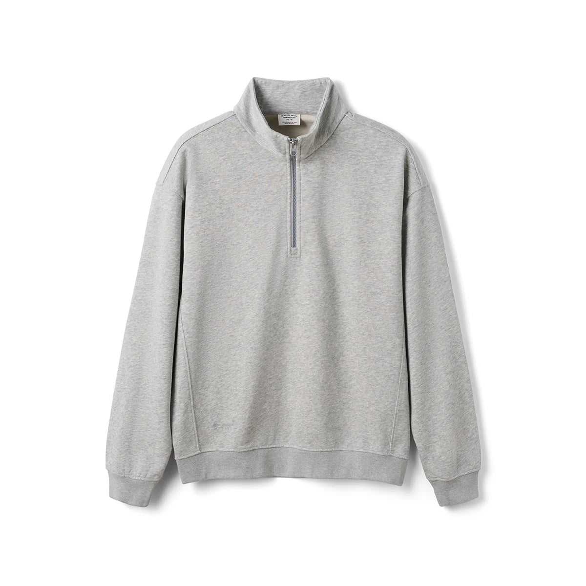 Stand Collar Half-Zip Sweatshirt