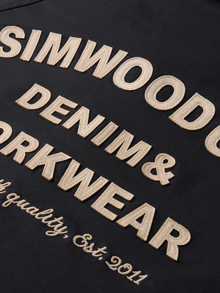 Back Letter Canvas Jacket
