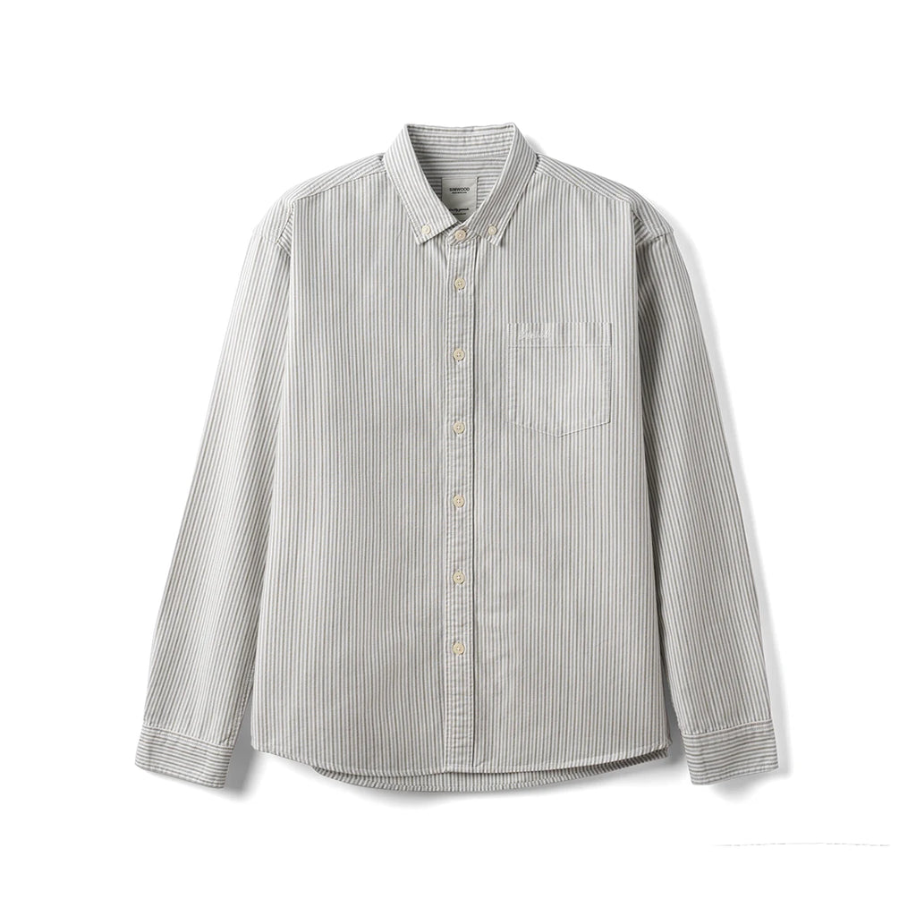 Classic Vertical Striped Oxford Shirt