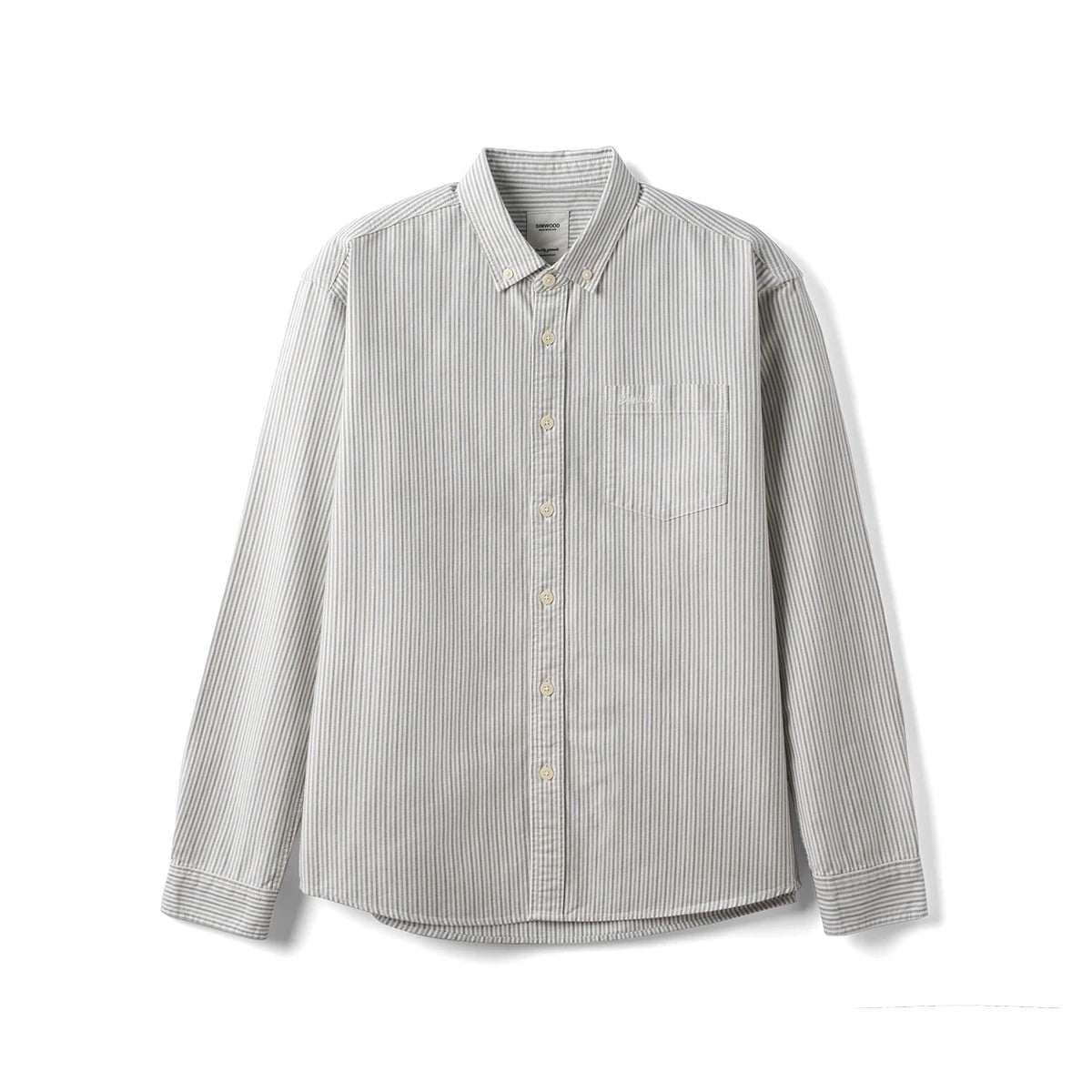 Classic Vertical Striped Oxford Shirt