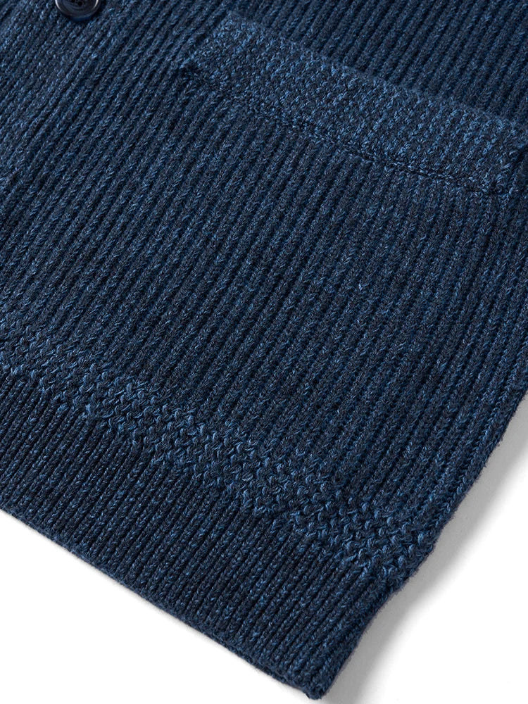 7-Gauge Vintage Shawl Collar Cardigan