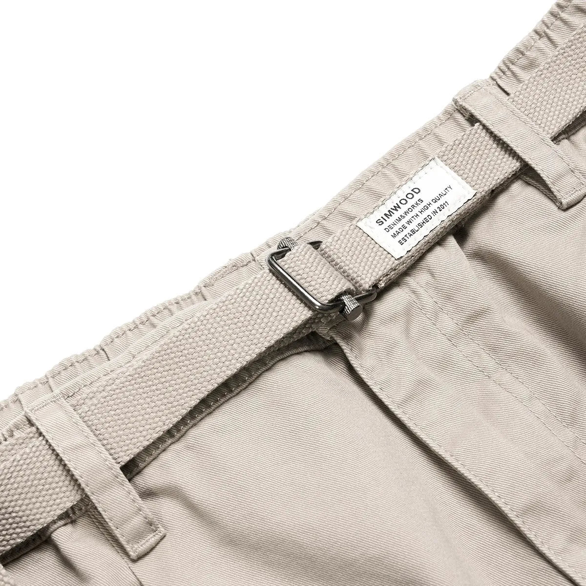 Cotton Tapered Cargo Pants