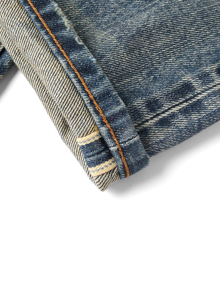 Distressed Selvedge Jeans