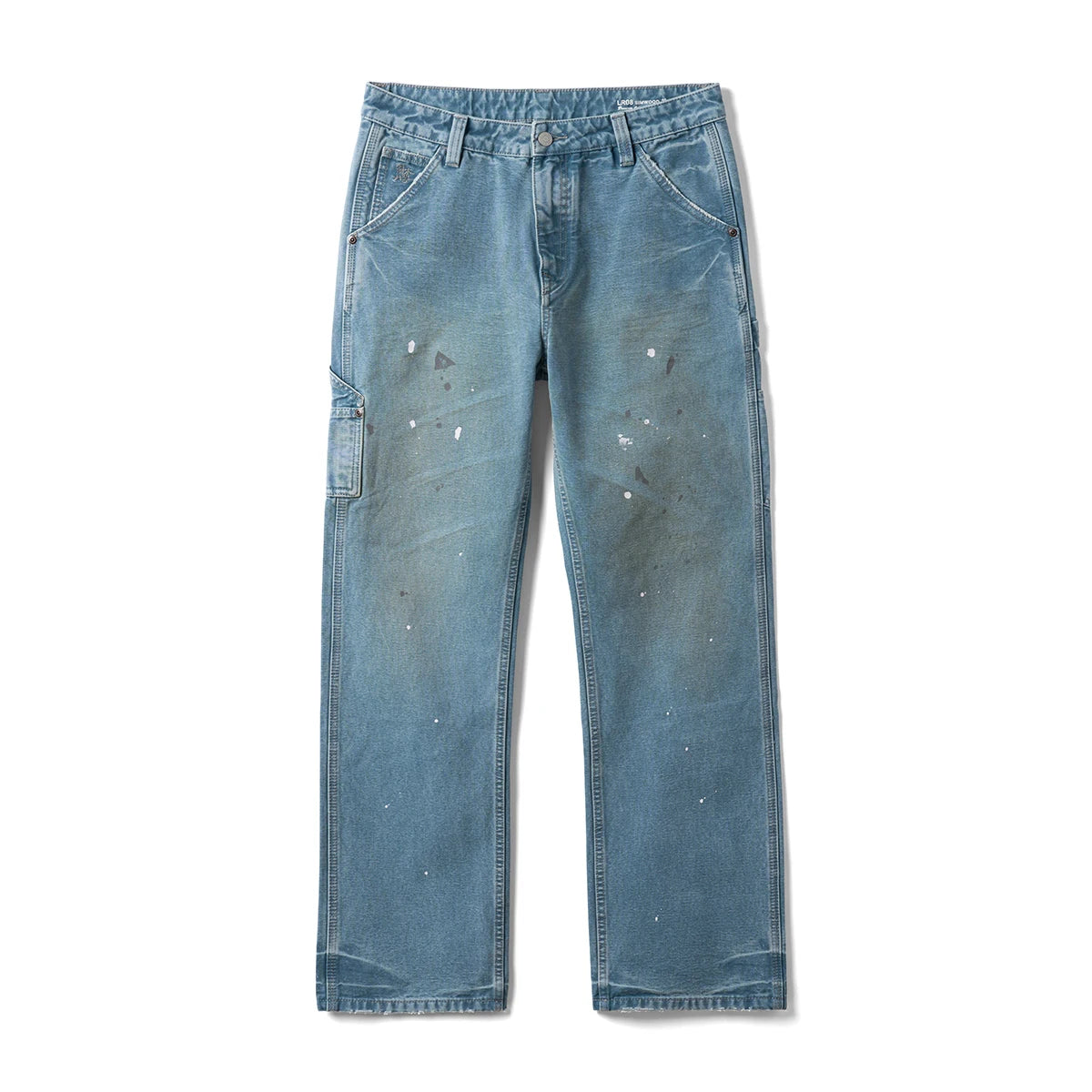 Paint Splatter Denim Logger Pants