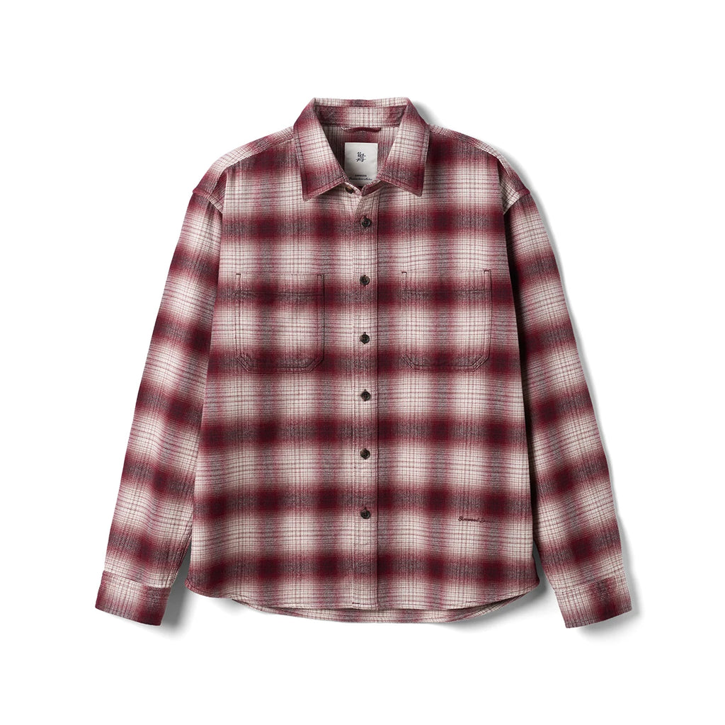 Warm Vintage Wool Blend Plaid Shirt