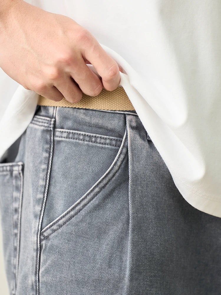 Vintage Washed Denim Shorts